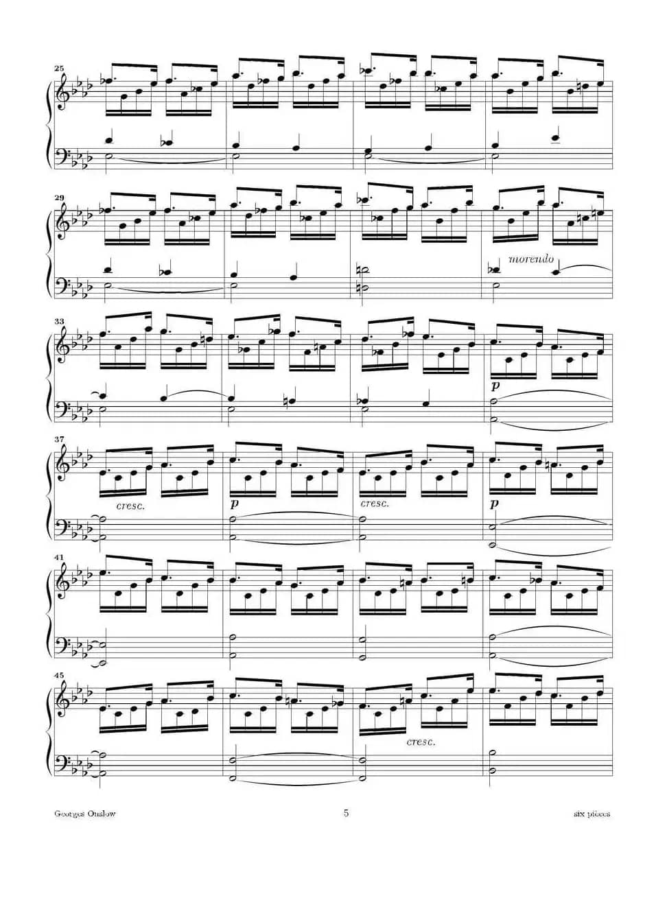 Six Pieces（6首钢琴小品·Ⅲ）