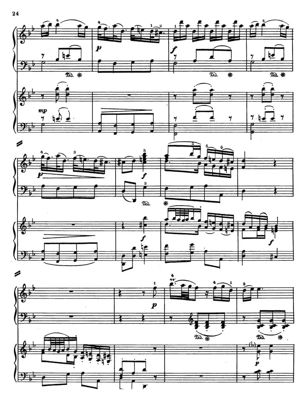 二十八部钢琴协奏曲 No.4