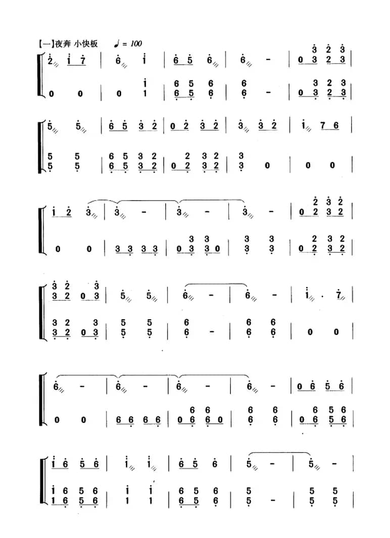 林冲夜奔（【上海筝会】考级十级曲目）