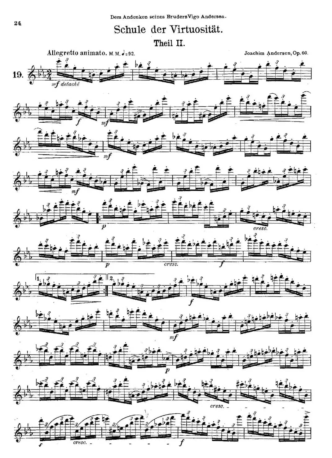 Schule der Virtuosität. Op. 60（19）