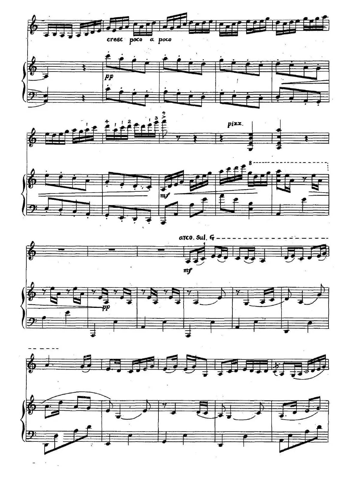 那达慕情思（小提琴独奏+钢琴伴奏）