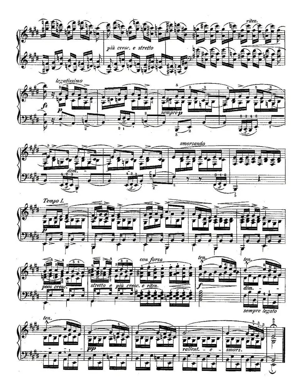 肖邦钢琴练习曲，Op.10之三