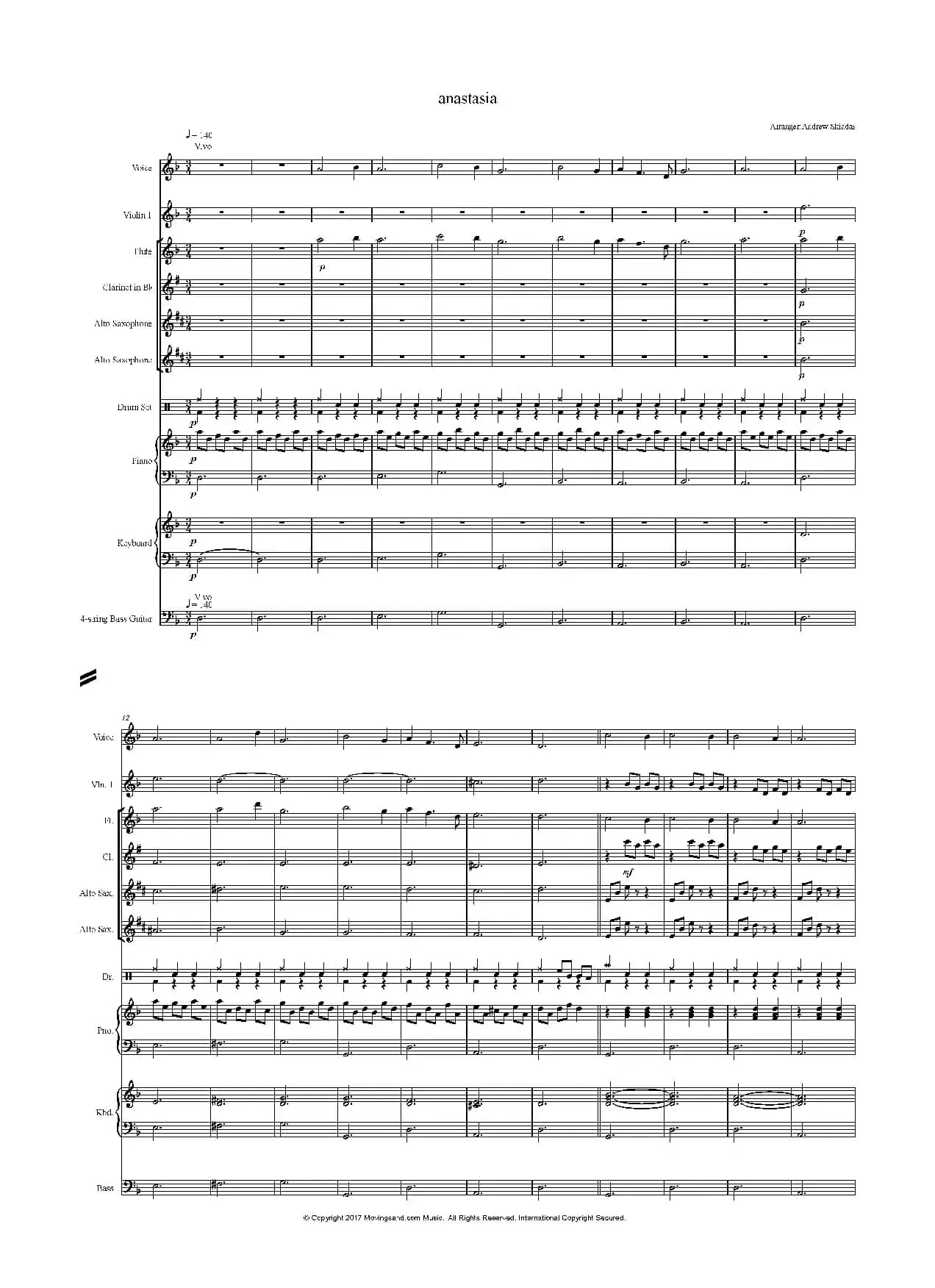 anastasia - Once upon a December（真假公主－安娜塔西亚）