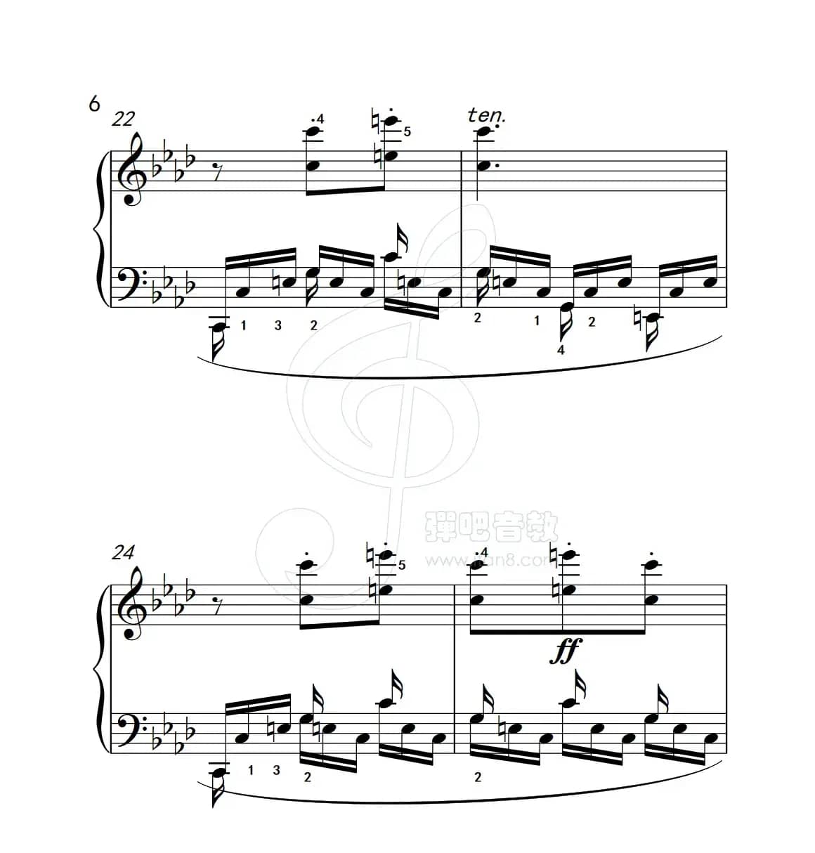 练习曲 57（克拉莫钢琴练习曲60首）