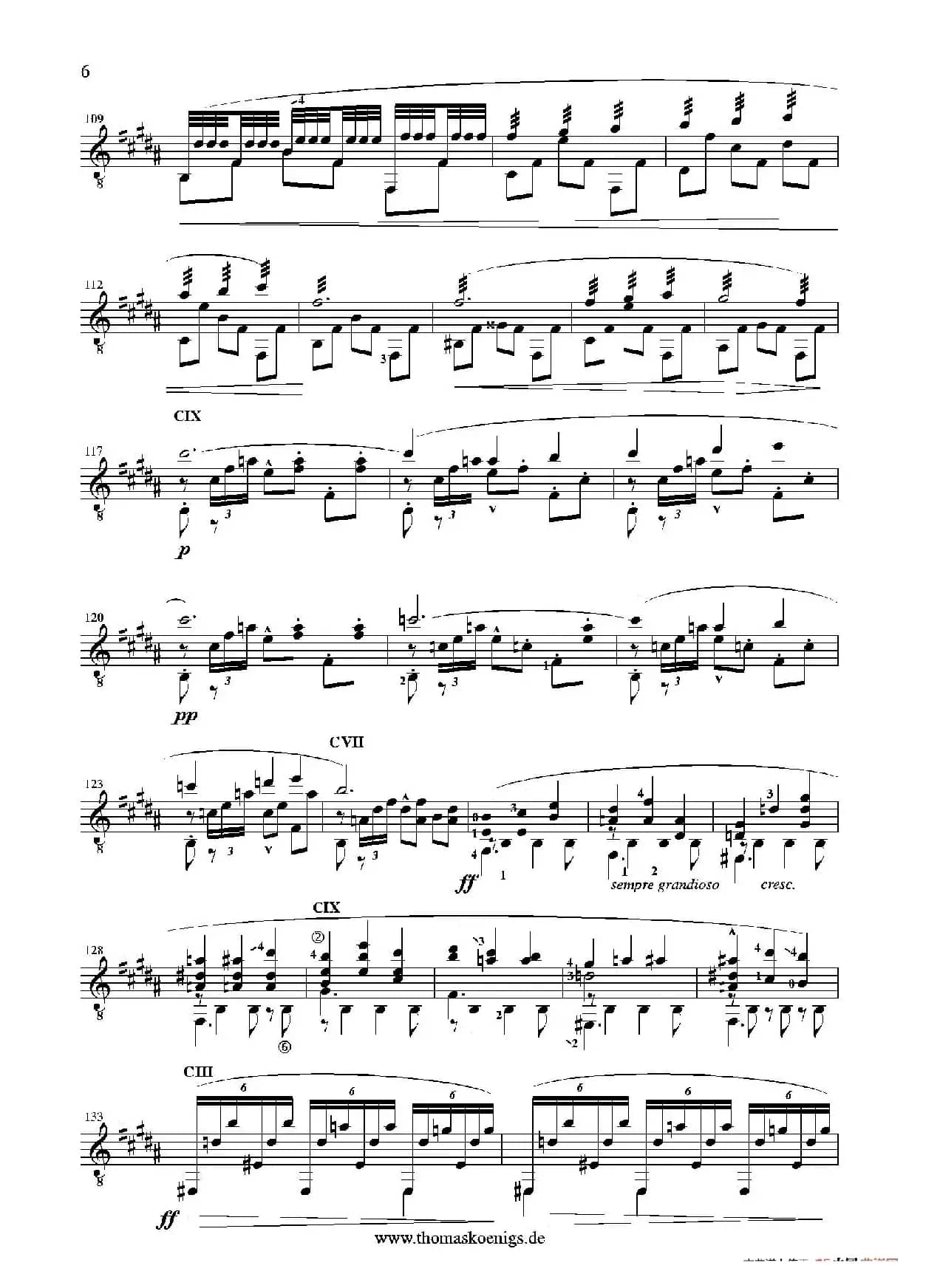 Cordoba op.232 NO.4（古典吉他）