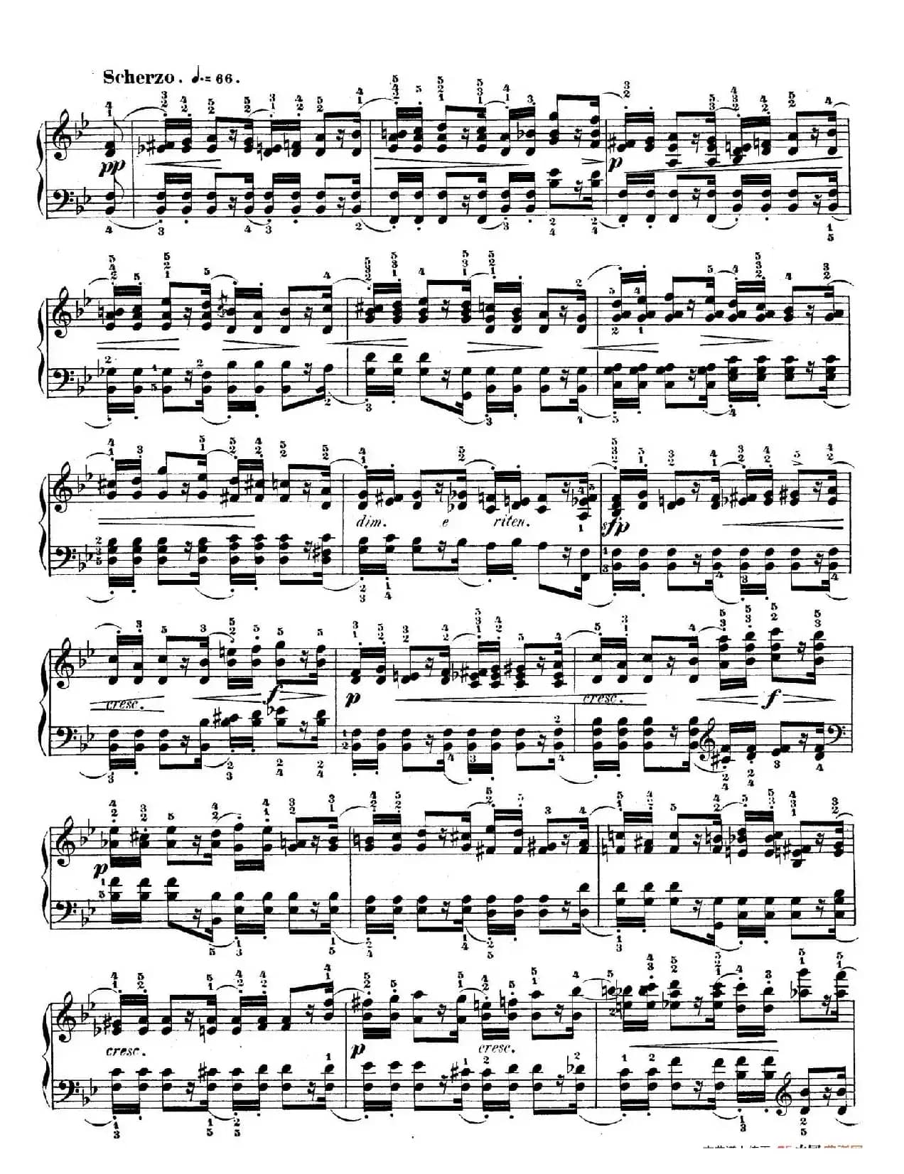 Variations on Je Vends Des Scapulaires Op.12（降B大调华丽变奏曲）