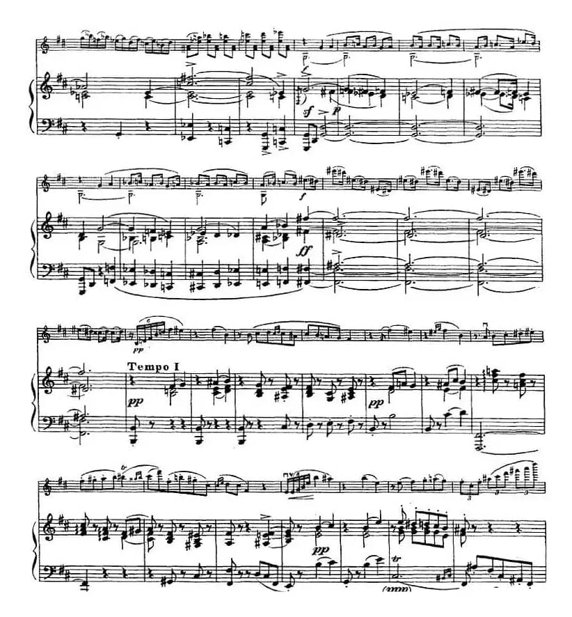 伊萨伊作品集：Mazurka No.3，Op.11（小提琴+钢琴伴奏）