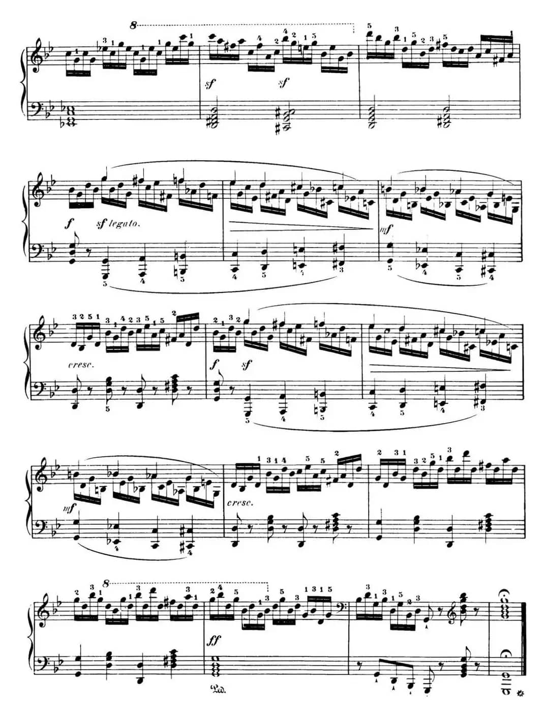 50首车尔尼Op.740钢琴手指灵巧技术练习曲（NO.14）