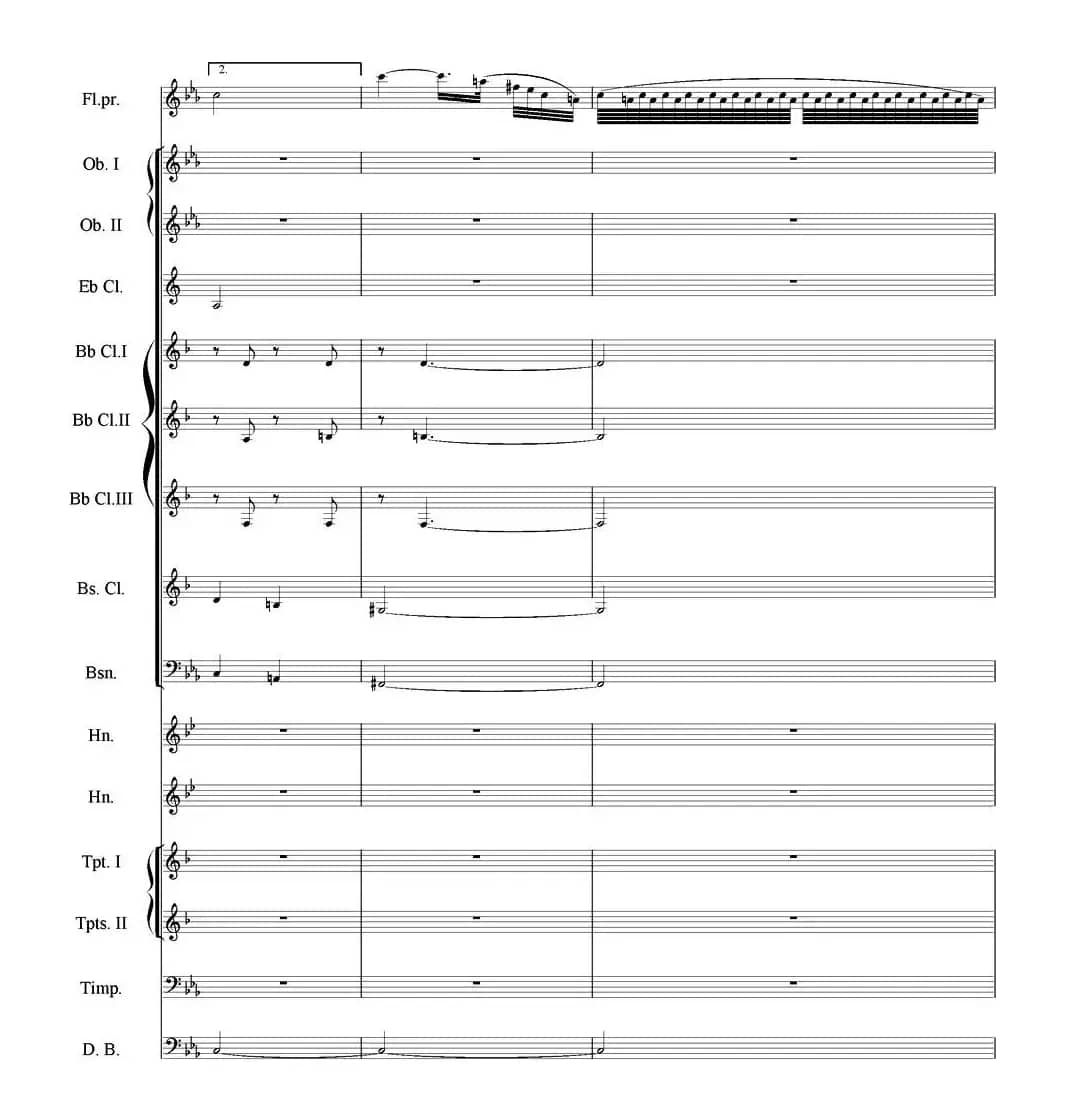 流浪者之歌（长笛与管乐队）