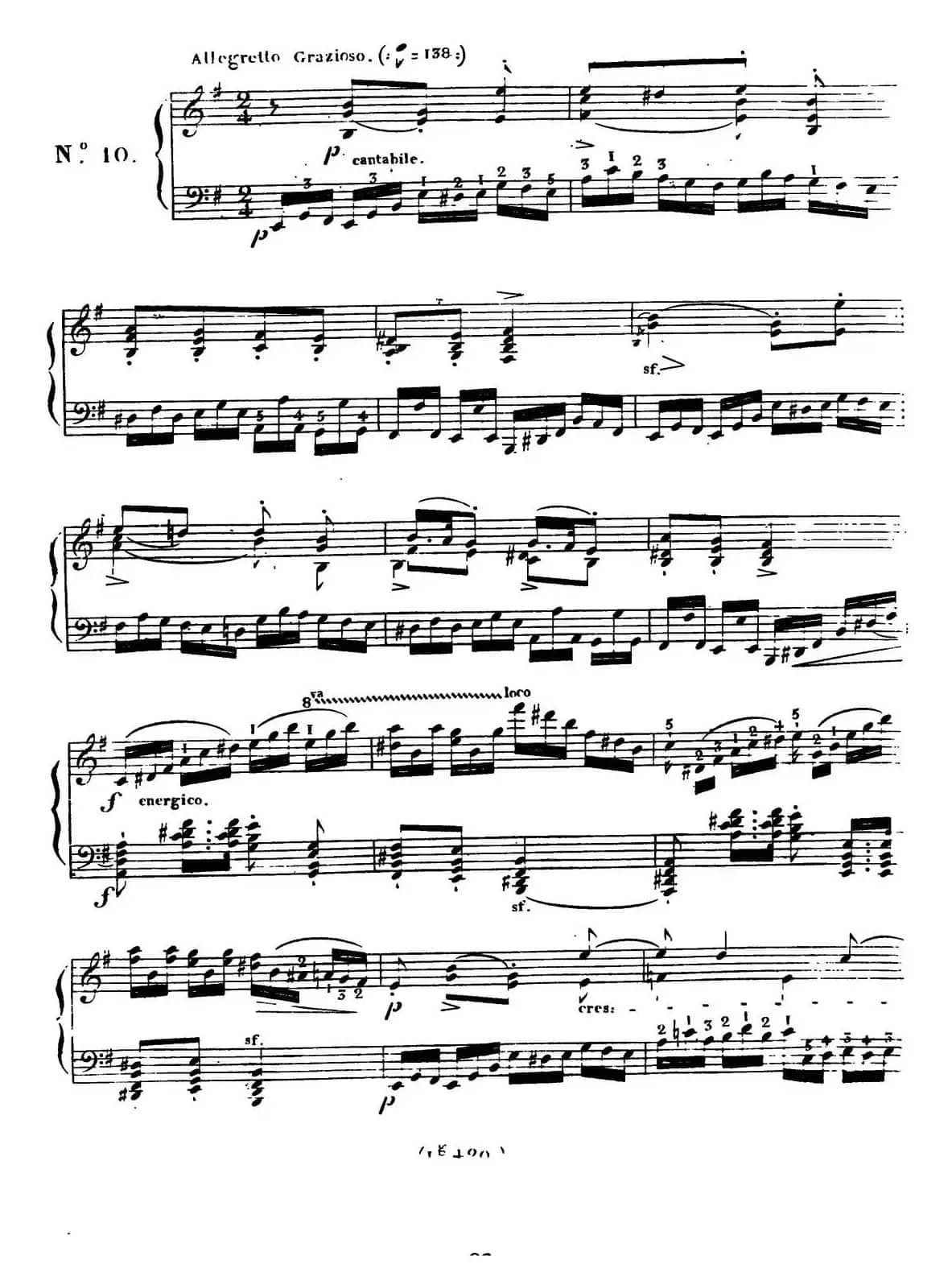 24 Exercices et Preludes Op.21（24首前奏练习曲·10）