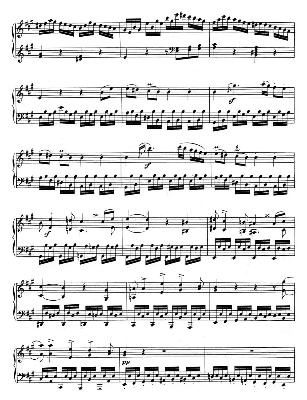 贝多芬钢琴奏鸣曲02 A大调 Op.2 No.2 A major