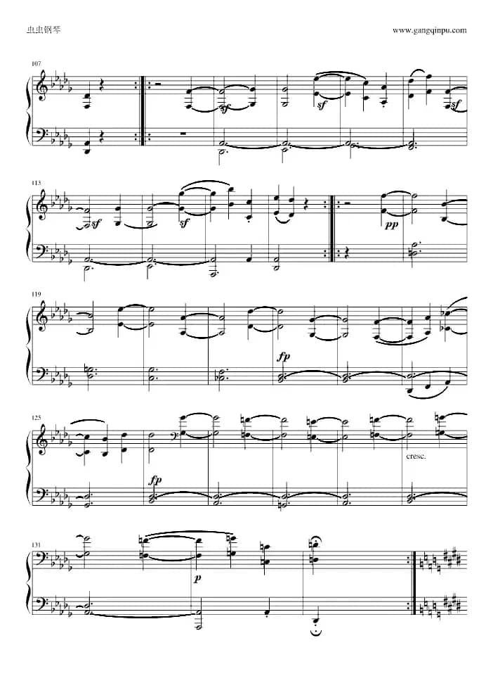 月光奏鸣曲（1，2，3乐章）