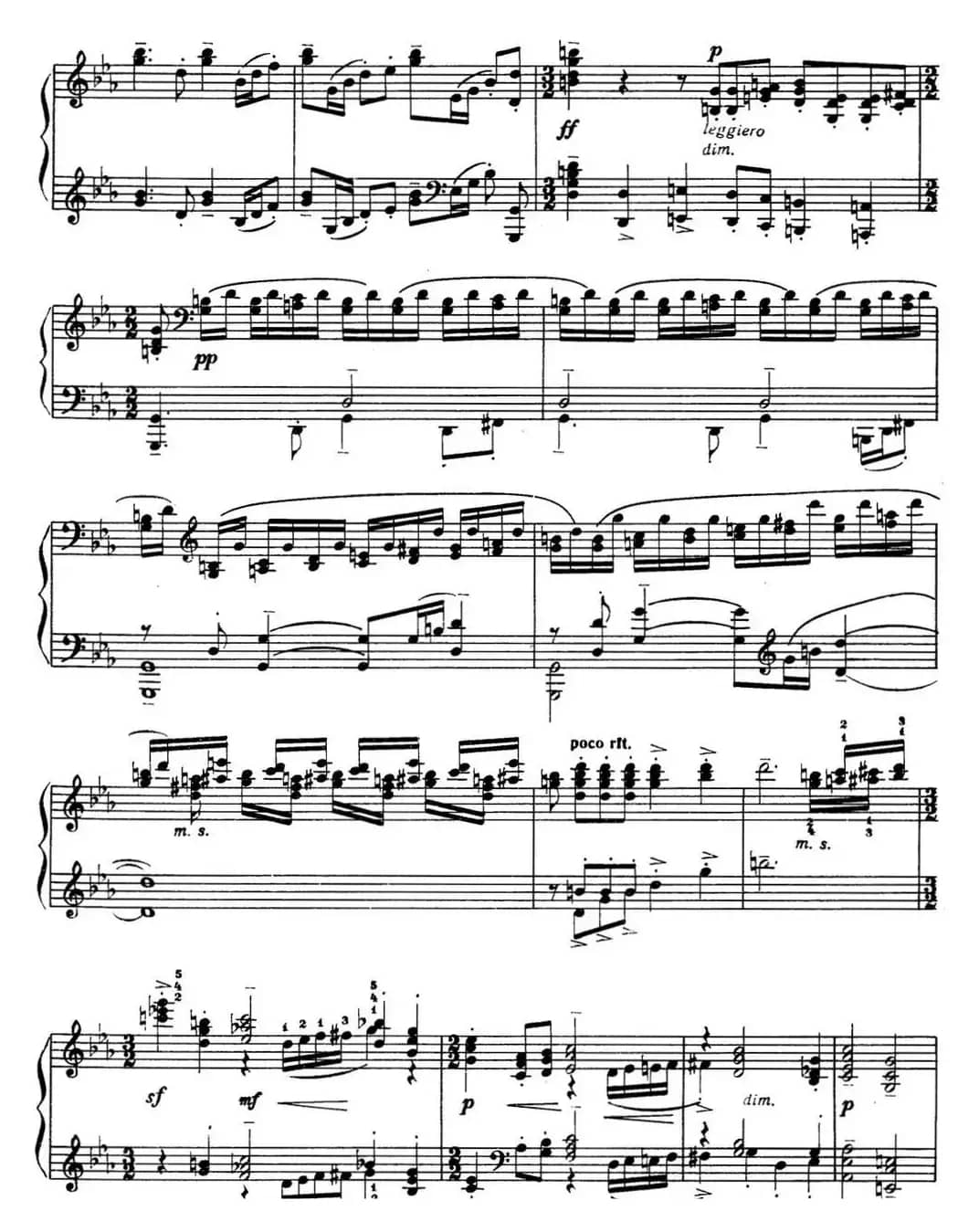 拉赫玛尼诺夫 音画练习曲6或7 Etudes tableaux Op.33 No.6