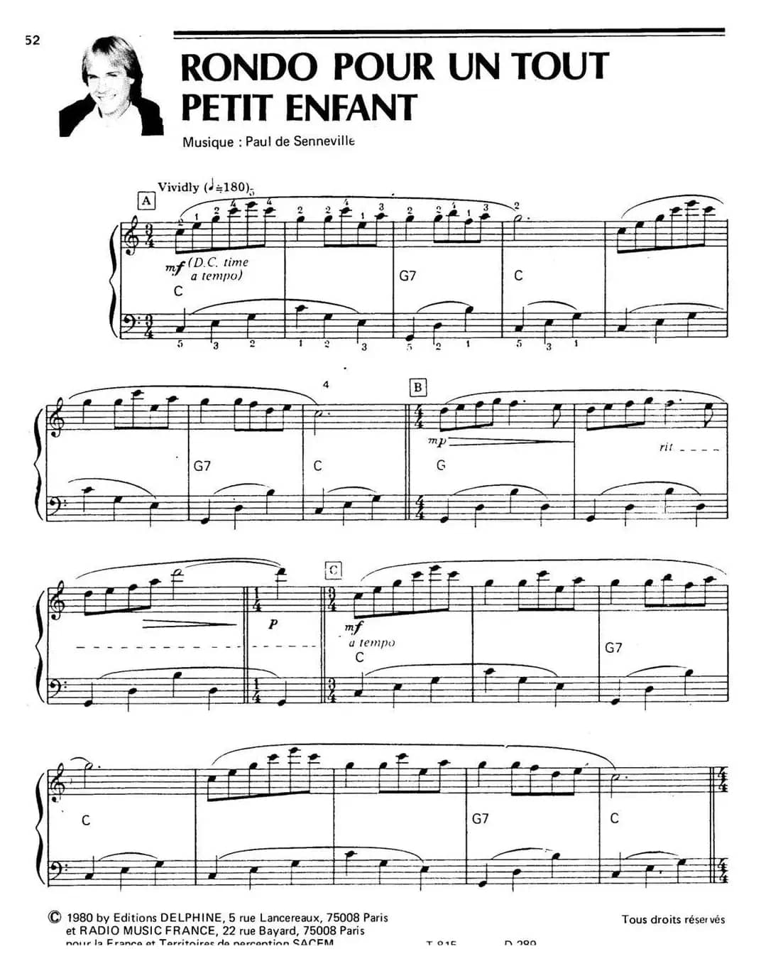 RONDO POUR UN TOUT PETIT ENFANT