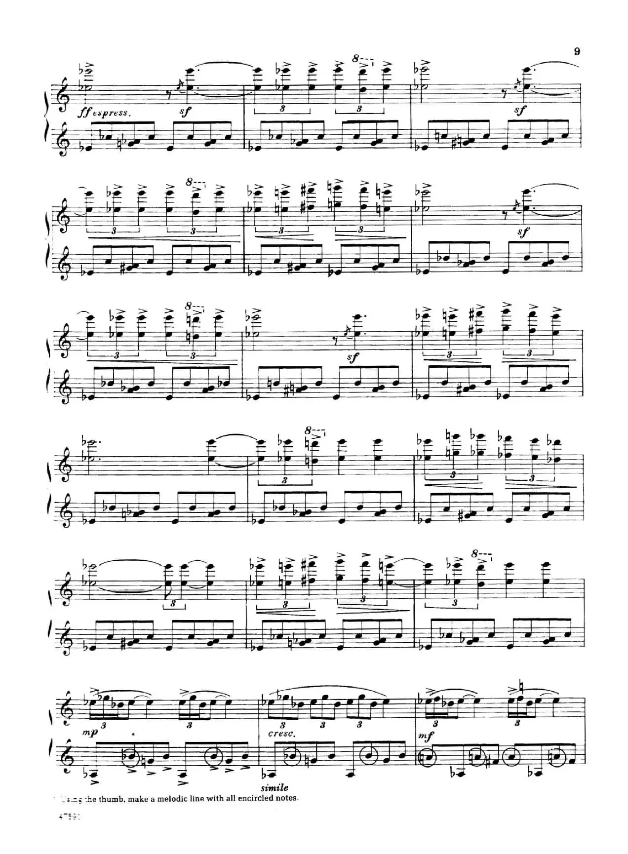 Piano Sonata in E-flat Major Op.95（降E大调钢琴奏鸣曲·Ⅰ）