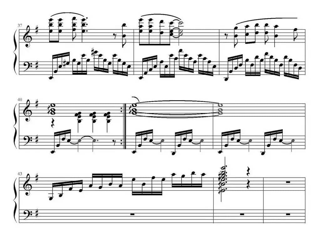 我等到花儿也谢了（牧童短笛制谱版）