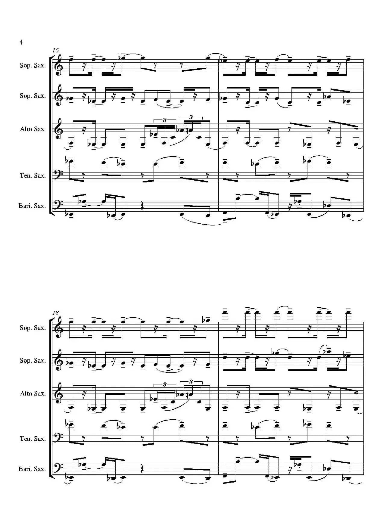 Tango（合奏总谱）