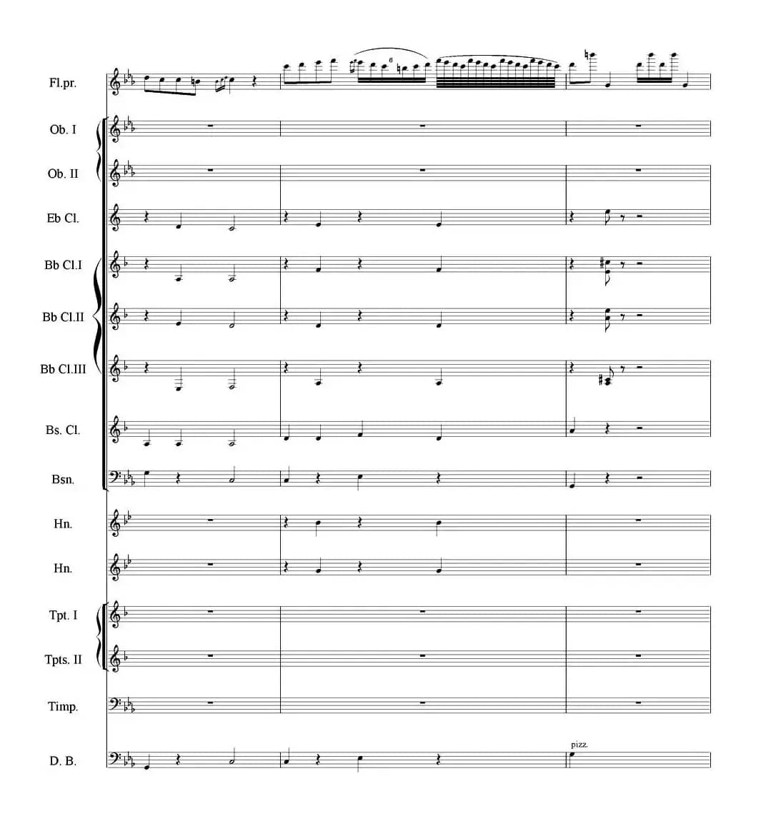 流浪者之歌（长笛与管乐队）