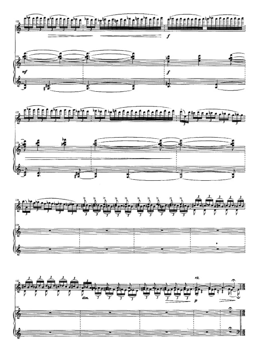 天堂（小提琴与钢琴谱）