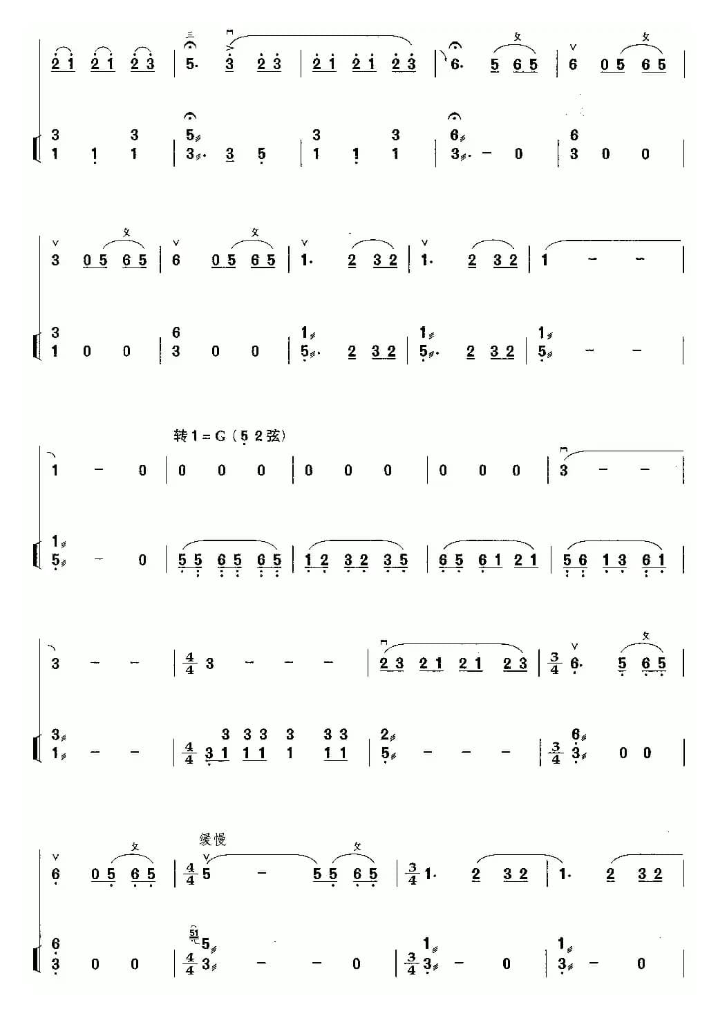 雨后春光（二胡独奏+扬琴伴奏）