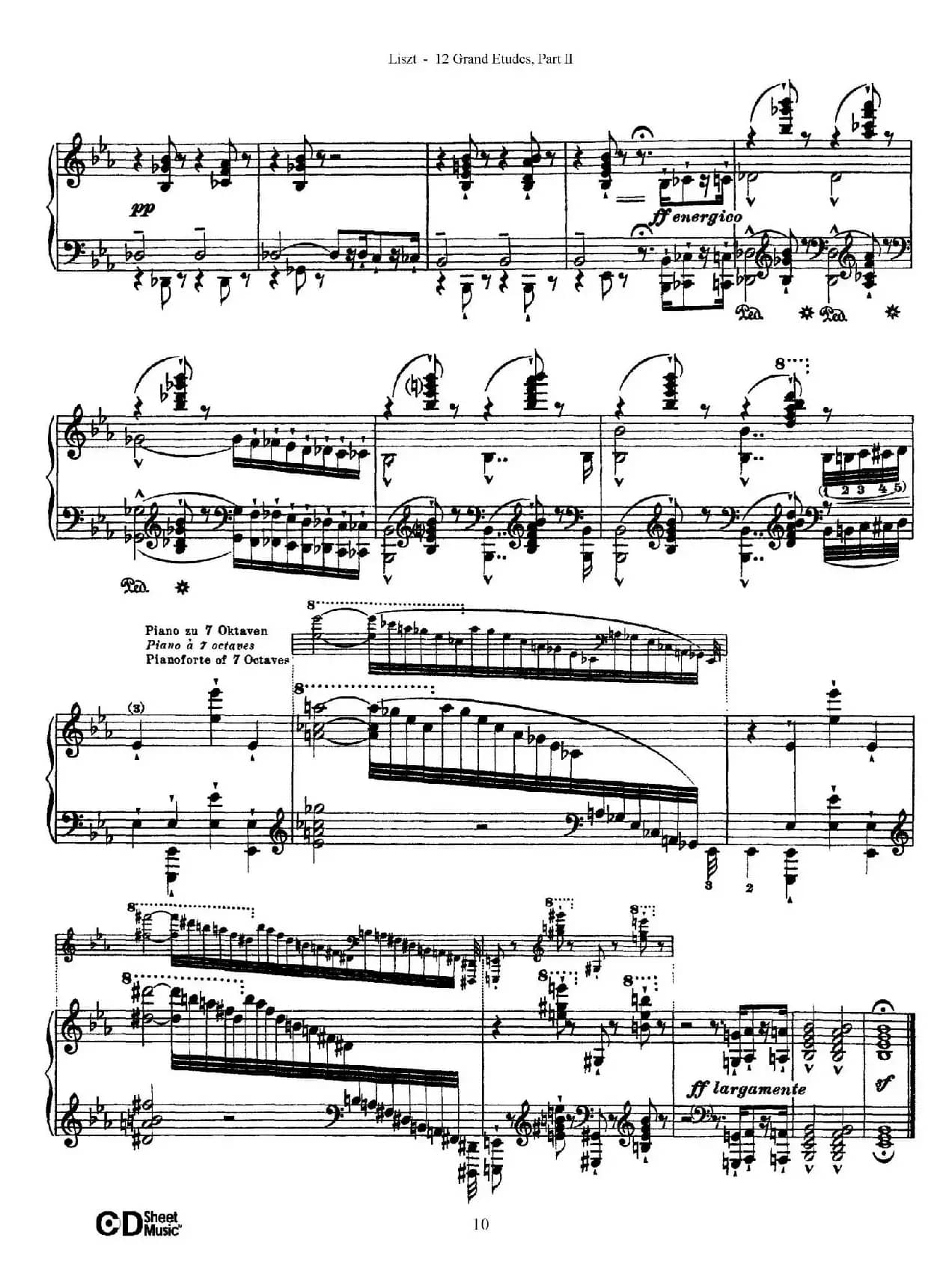 12 Grand Etudes S.137（12首华丽的练习曲·7）