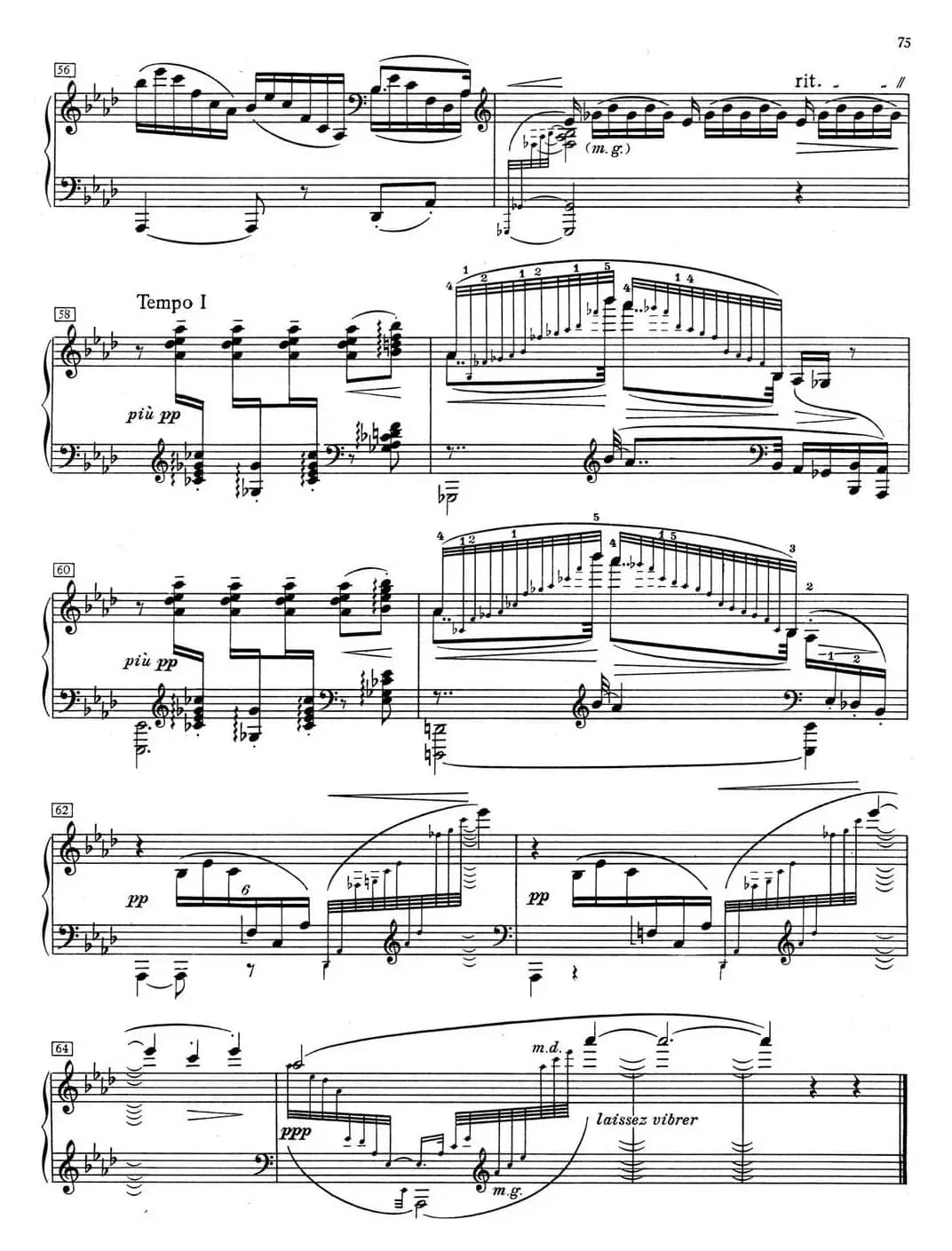 德彪西12首钢琴练习曲（11 琶音练习v1.0 arpèges composés）