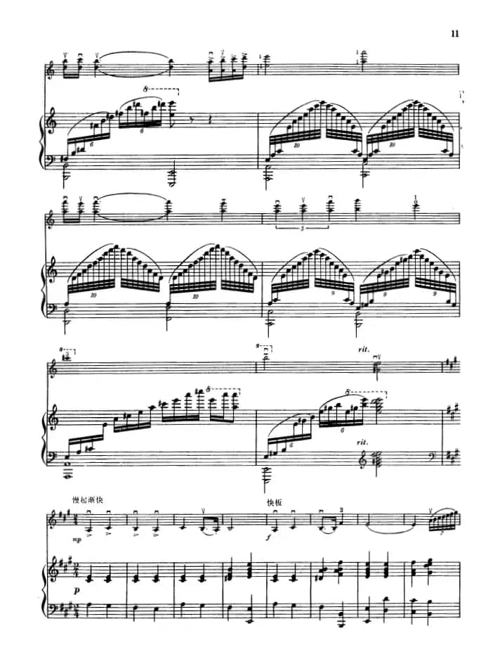 椰林迎春（小提琴+钢琴伴奏）