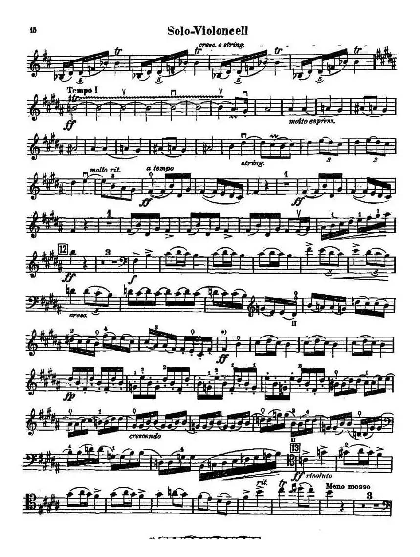 CELLO CONCERTO in B minor（大提琴）