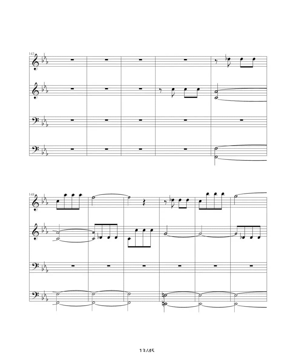 命运交响曲（四手联弹）