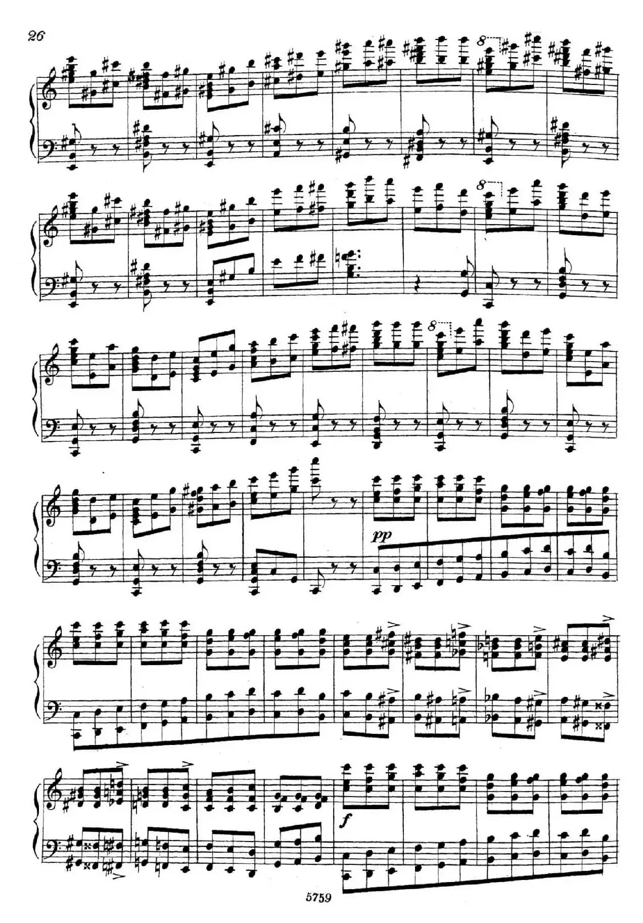 3首音乐会练习曲（Three Concert Etudes Op.24）（Ⅲ）