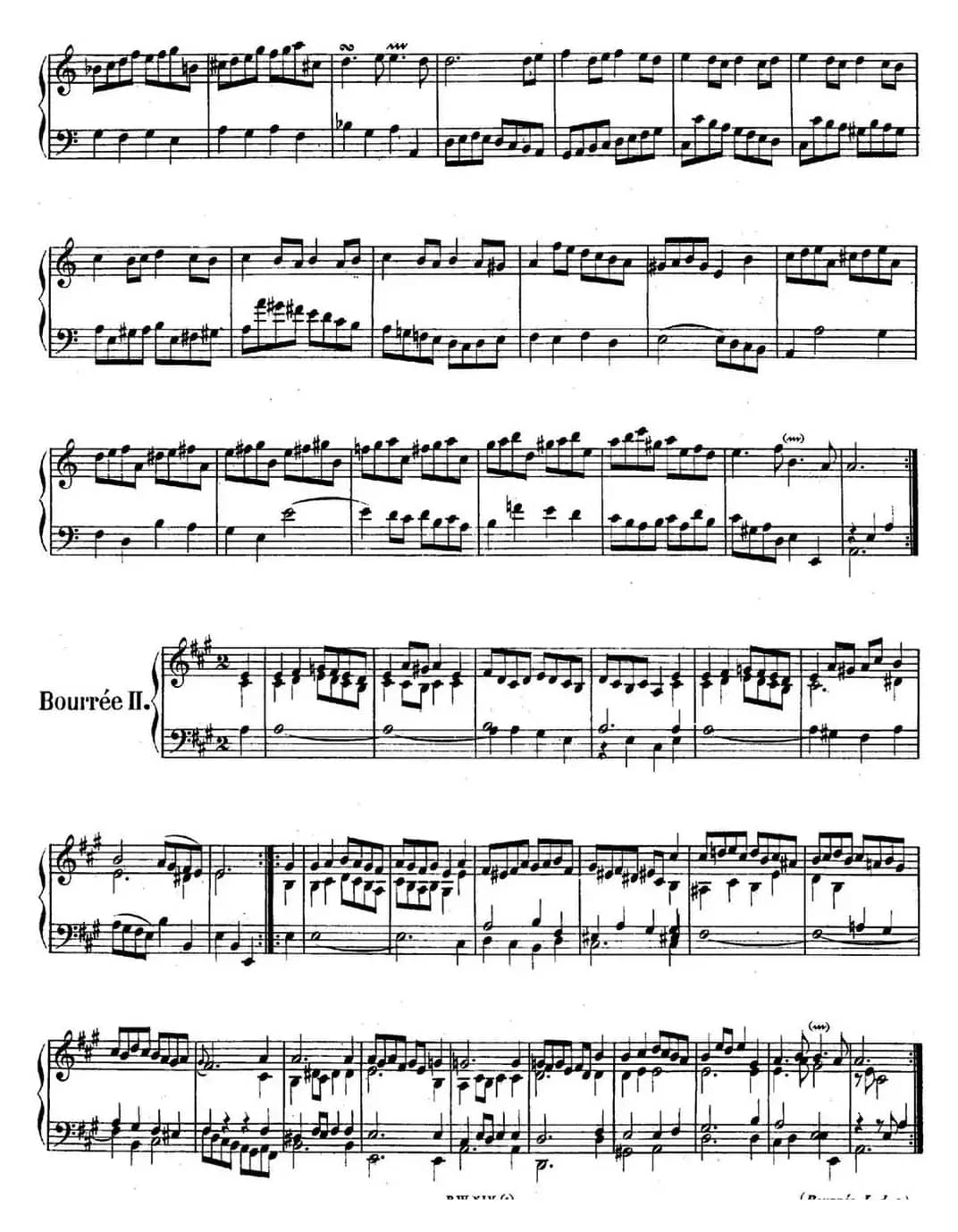 英国组曲No.2 巴赫 a小调  2nd Suite BWV 807