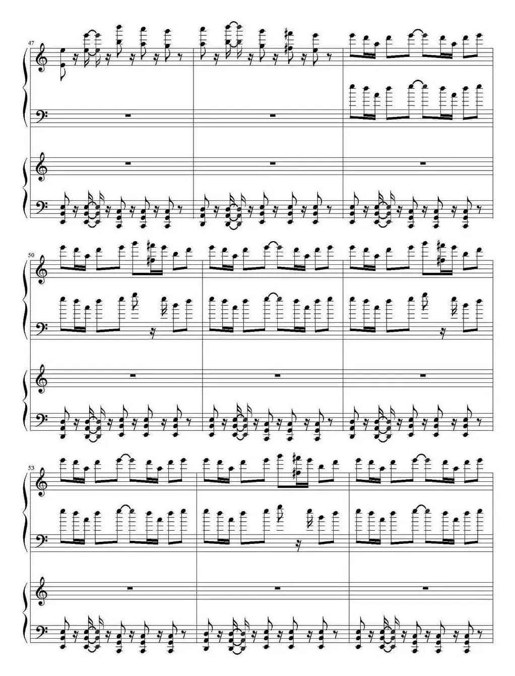 Higher （四手联弹）