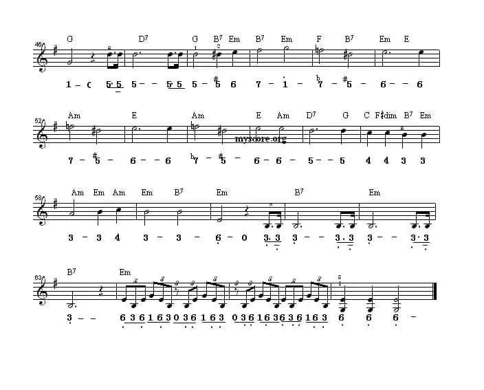 月光奏鸣曲（线简谱混排版）