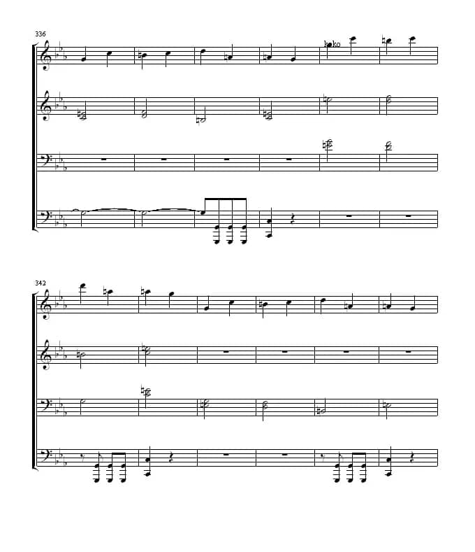 命运交响曲（四手联弹）