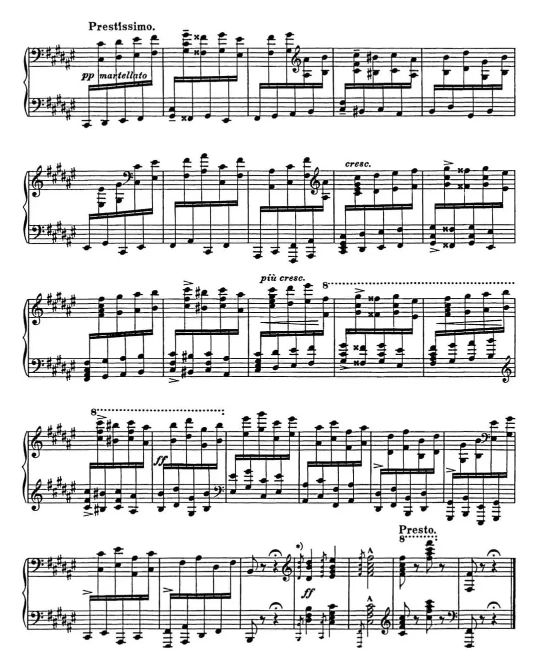 李斯特 匈牙利狂想曲 Hungarian Rhapsodies S.244 No.2