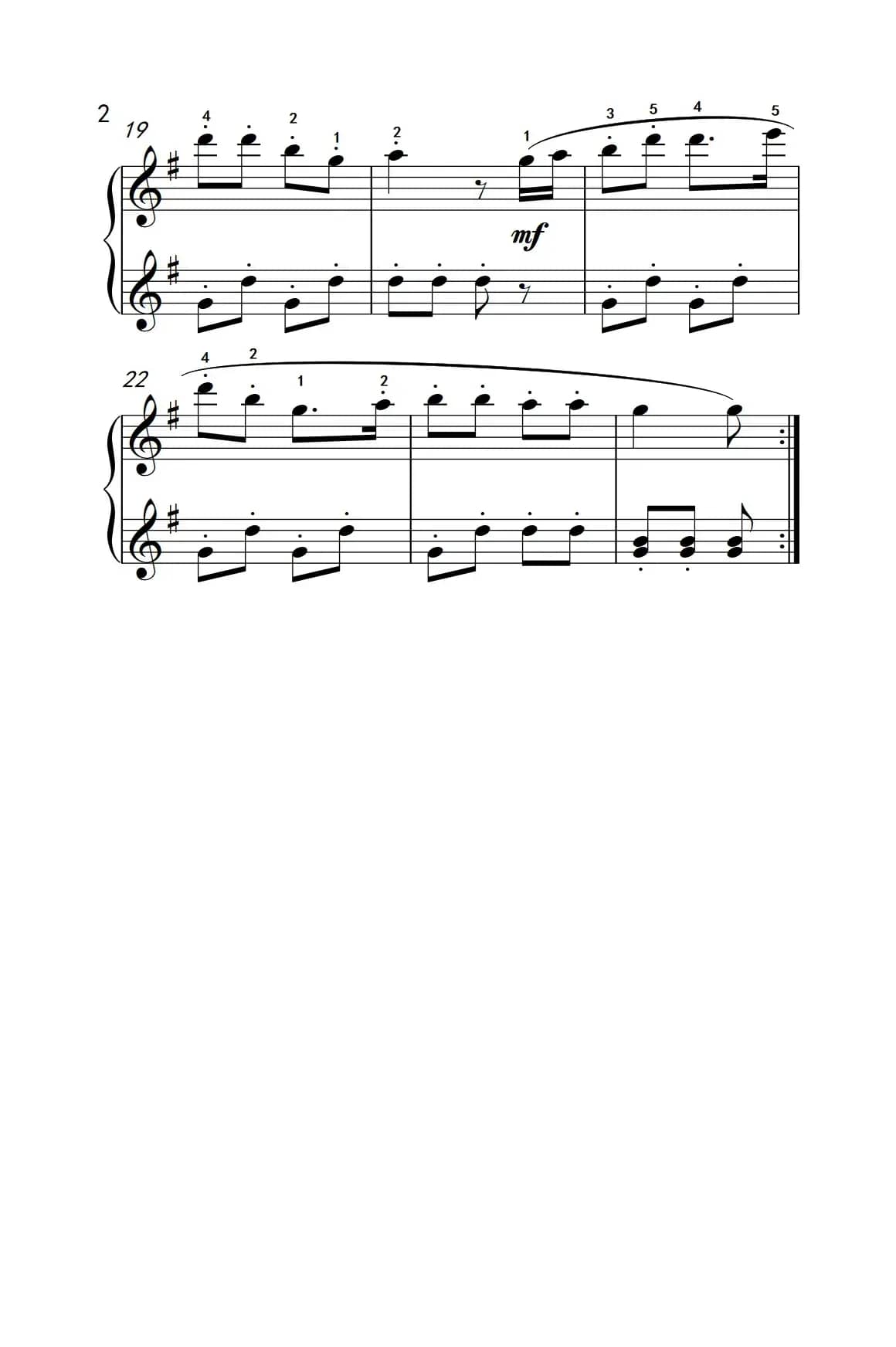 哦，苏珊娜（老年大学 钢琴教程 2）