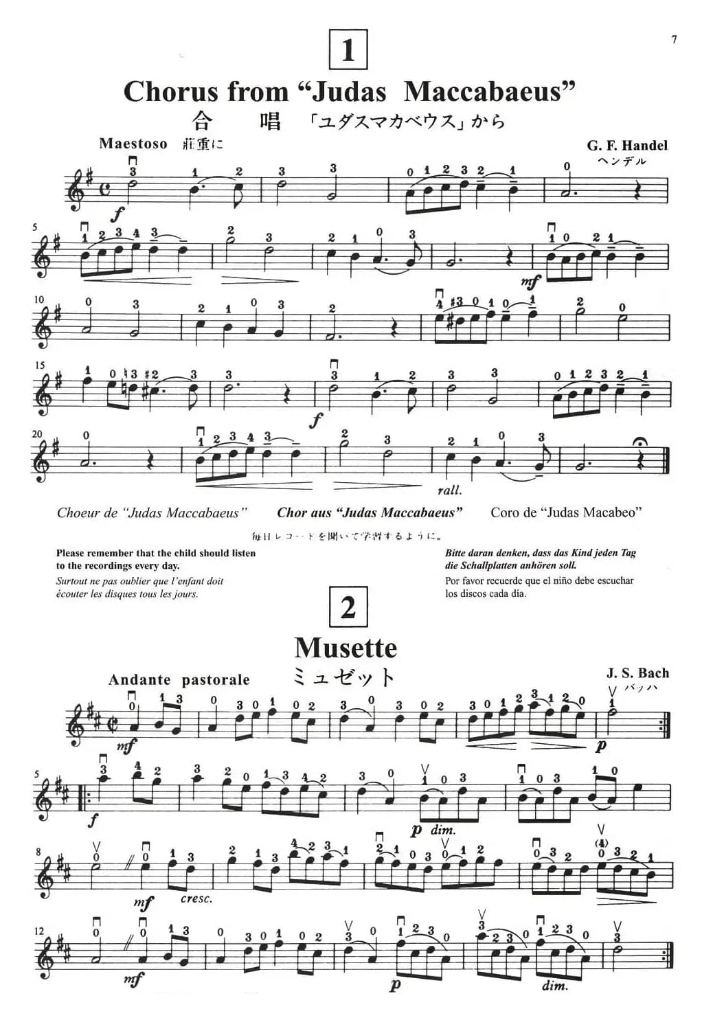 铃木小提琴教材第二册（Suzuki VIOLIN PART VOLUME 2）