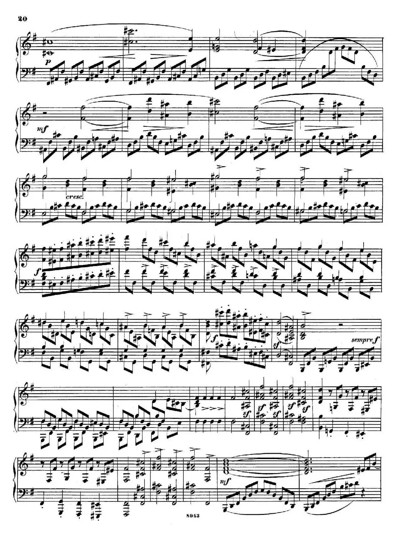 尼尔斯·加德 - e小调钢琴奏鸣曲