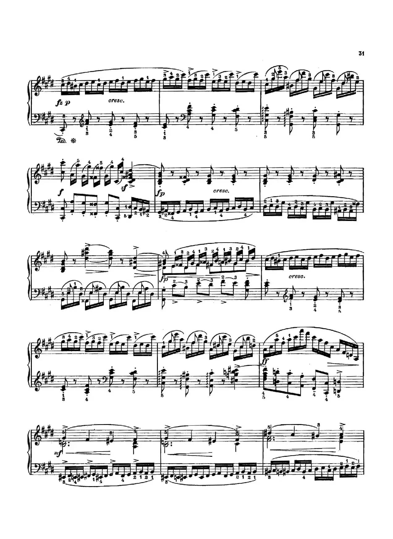 12 Etudes Op.10 柯尔托教学版（12首练习曲·4）