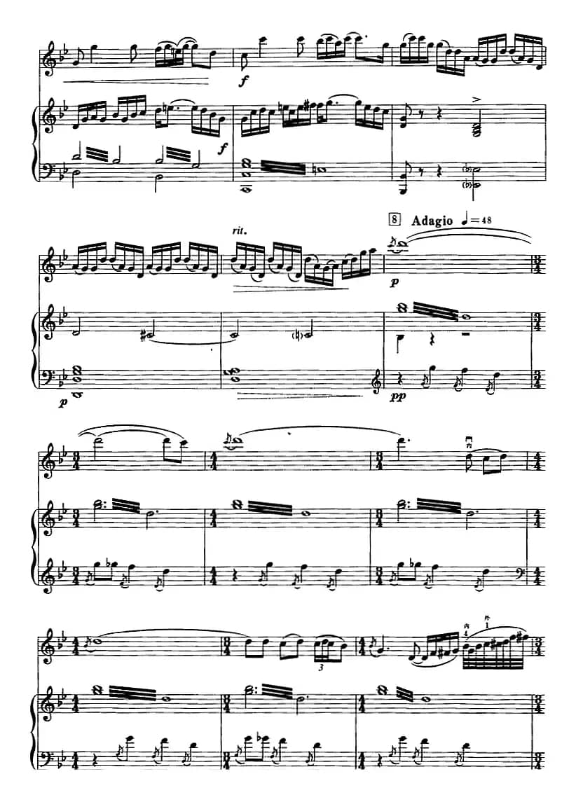 第一二胡协奏曲：第二乐章（二胡+钢琴伴奏）