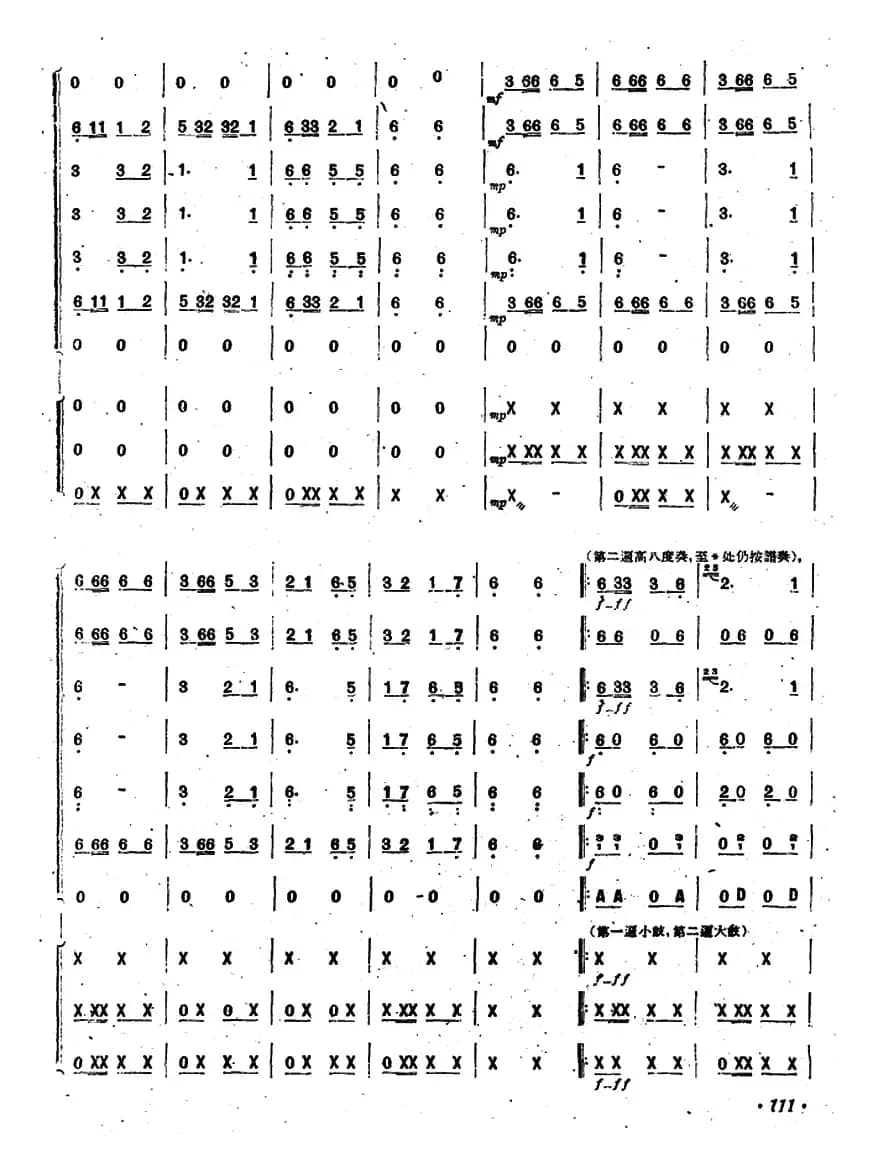 花挑子舞曲（口琴与打击乐合奏）