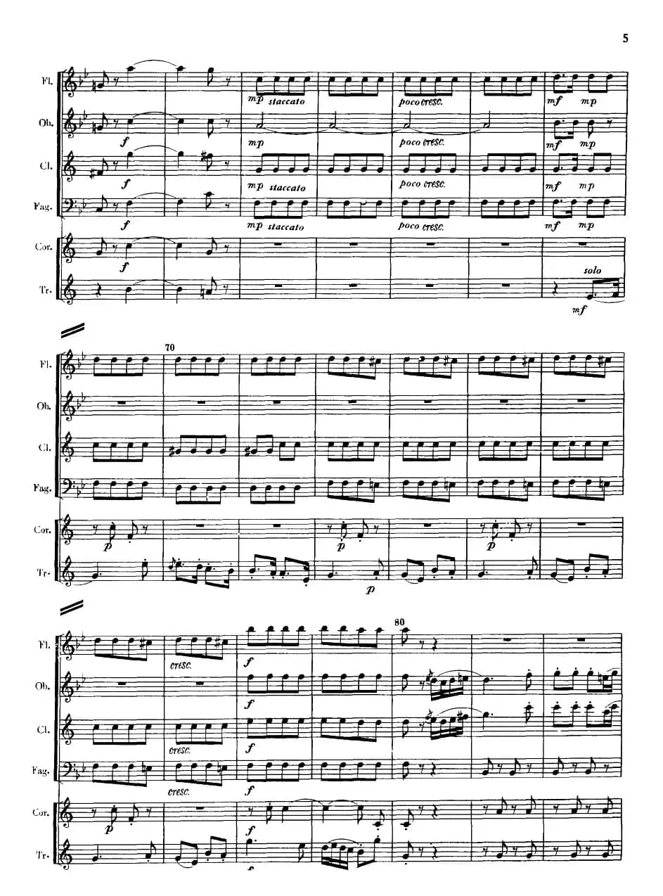 回旋曲（管乐六重奏）