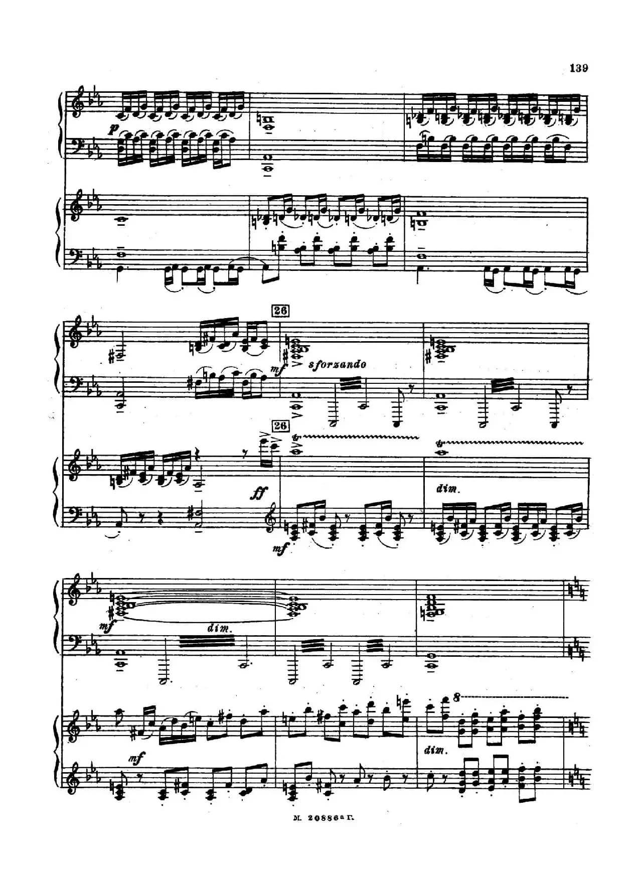 交响舞曲 Symphonic Dance Op.45（双钢琴）