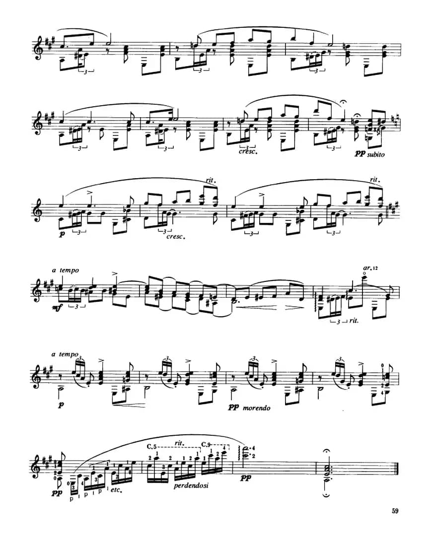 卡狄斯（歌曲）（古典吉他）