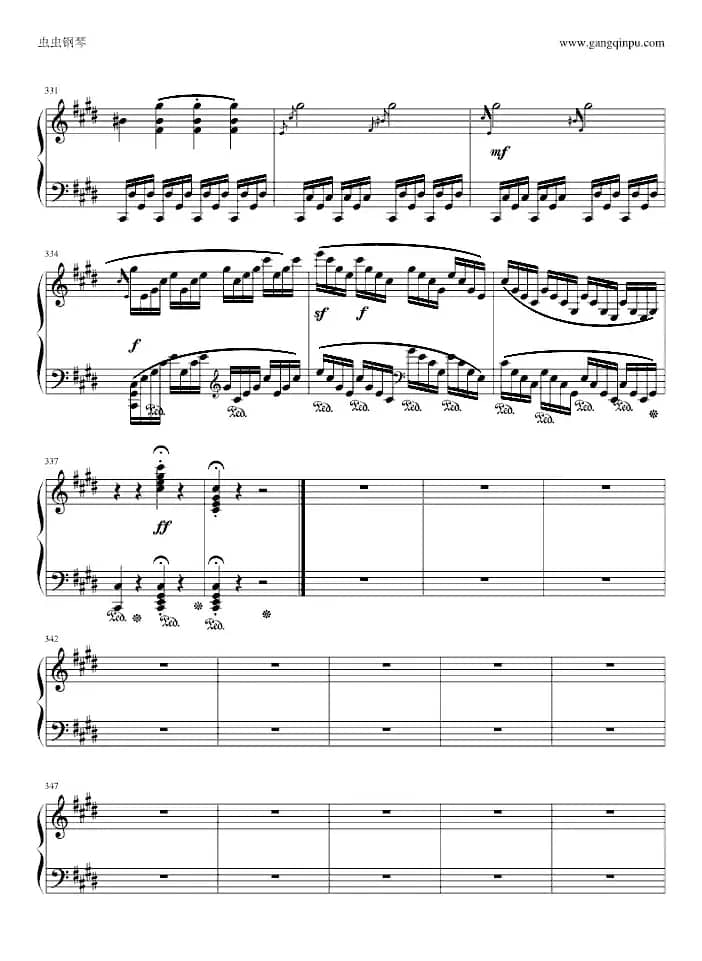 月光奏鸣曲（1，2，3乐章）