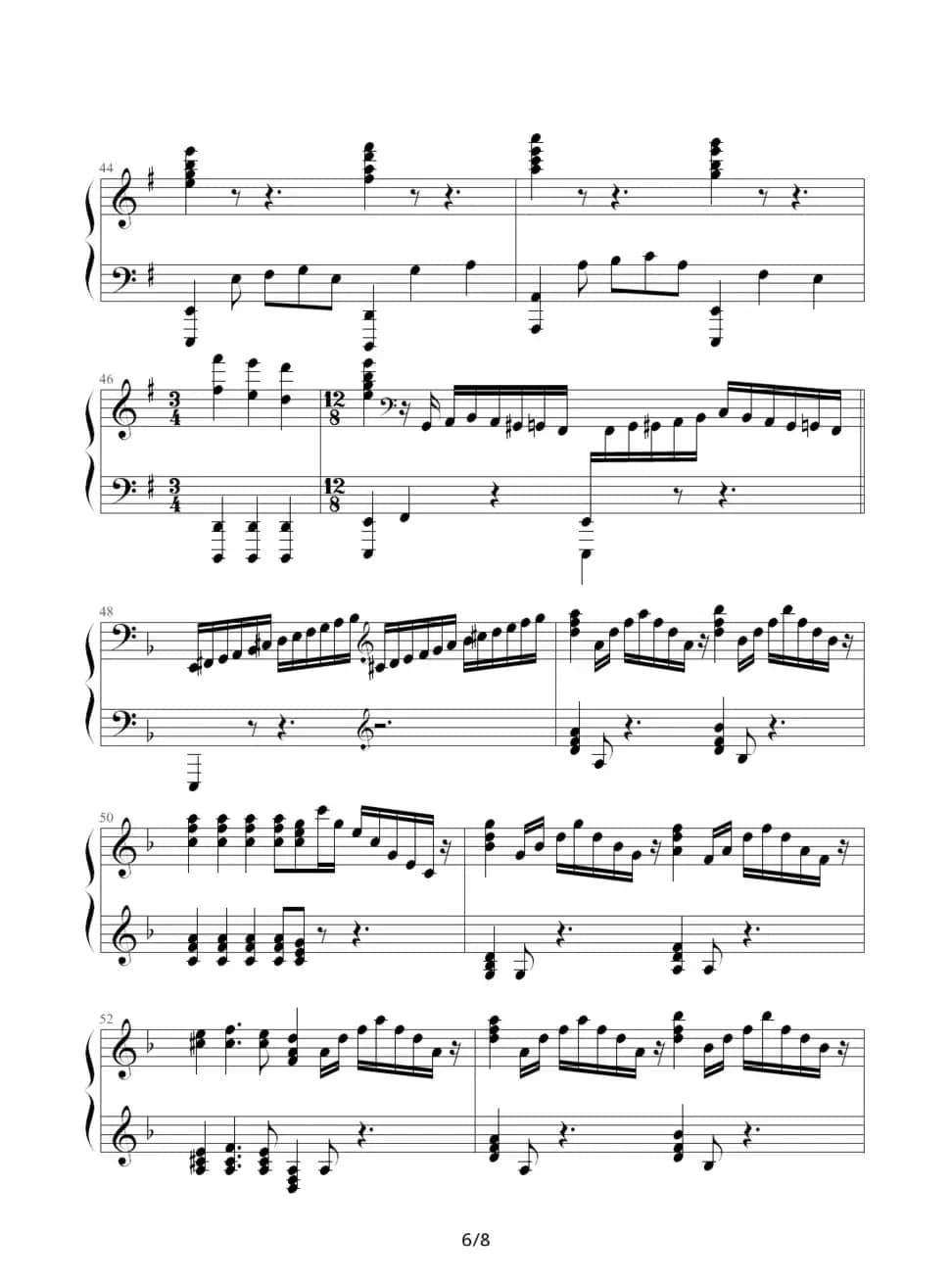 HE’S A PIRATE（钢琴独奏版）