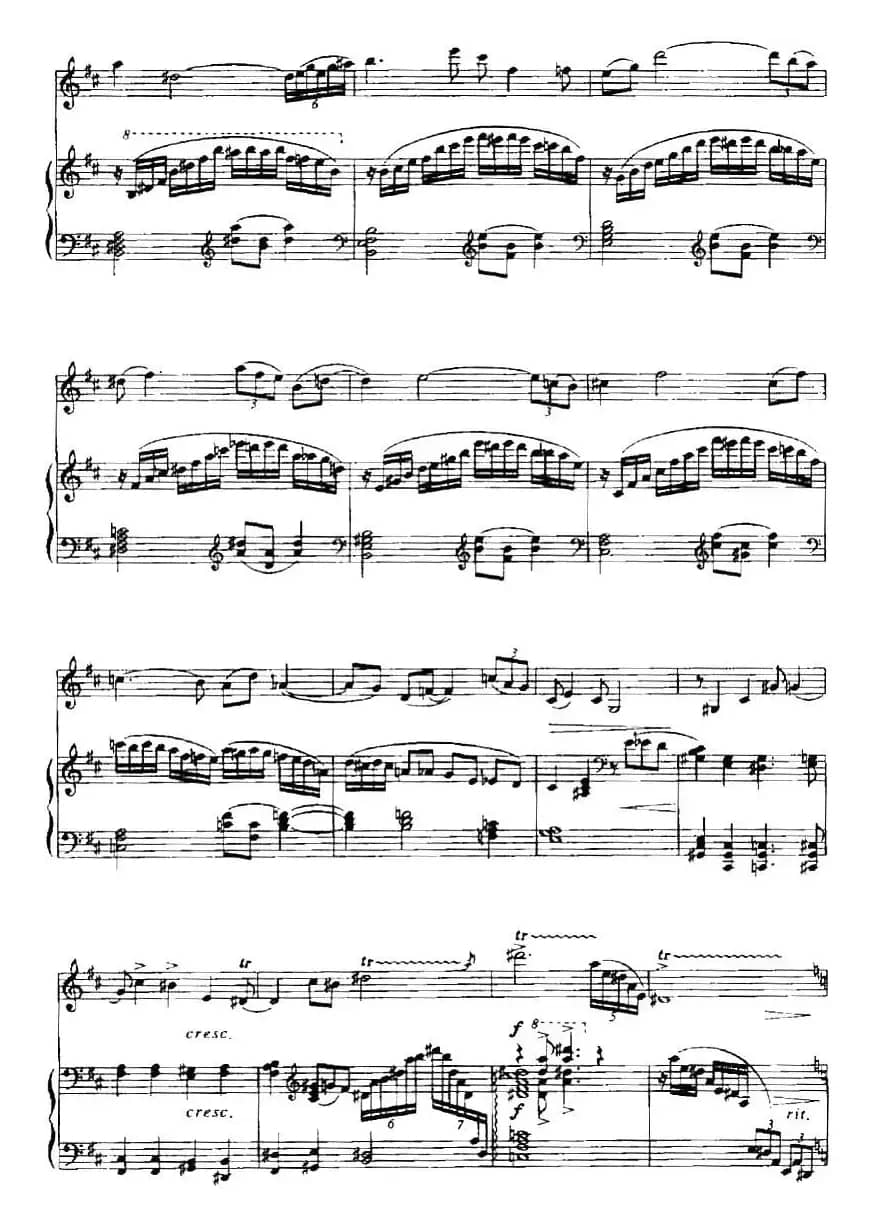 潇湘音诗（小提琴+钢琴伴奏）