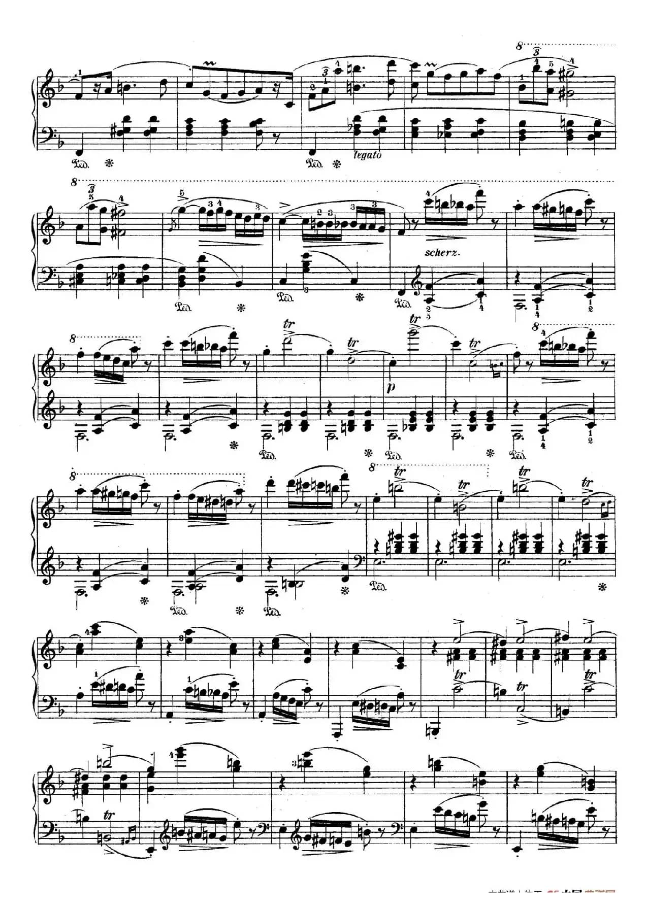 Rondo A La Mazurka Op.5（F大调玛祖卡舞曲型回旋曲）