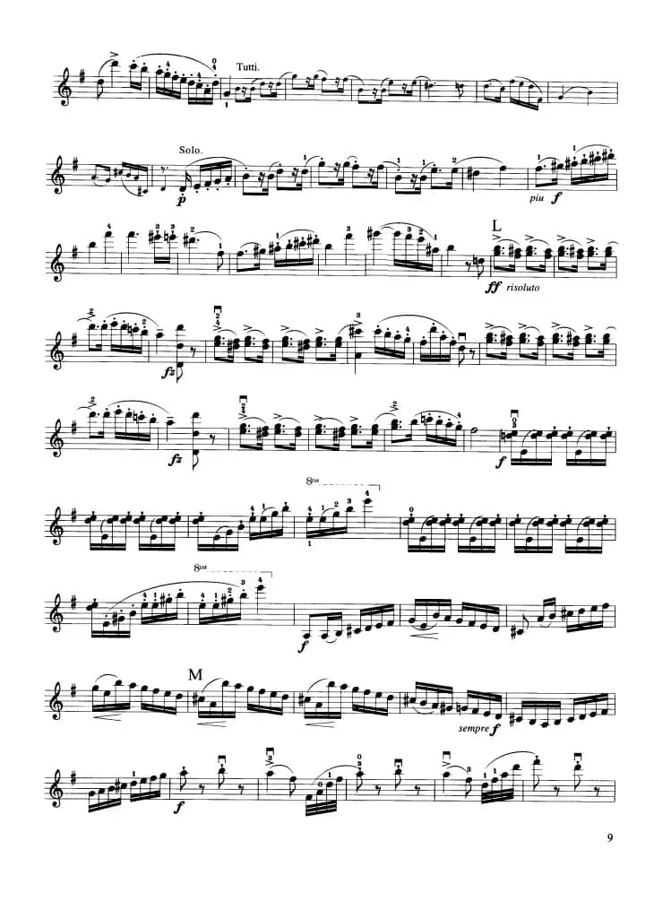 第七协奏曲Op.76（小提琴分谱）