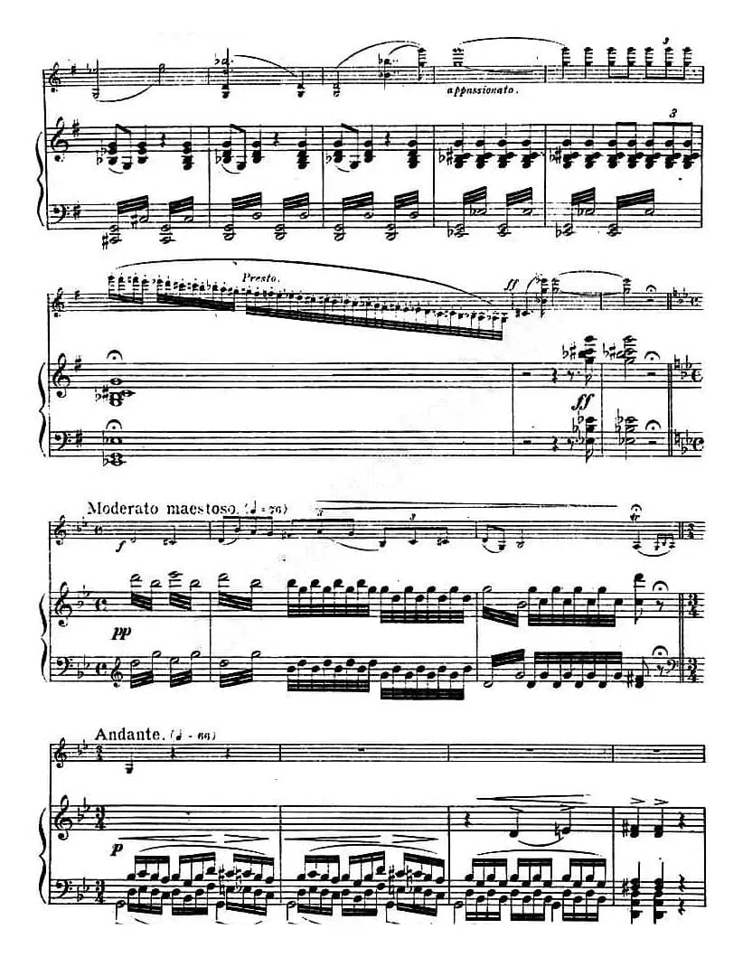 LEGENDE Op.17（传奇）（小提琴+钢琴伴奏）